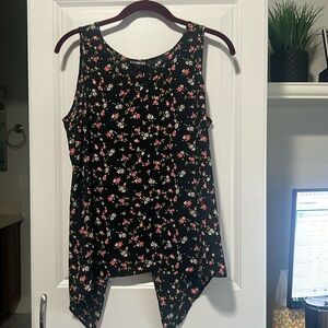 Express top with open back slit size medium